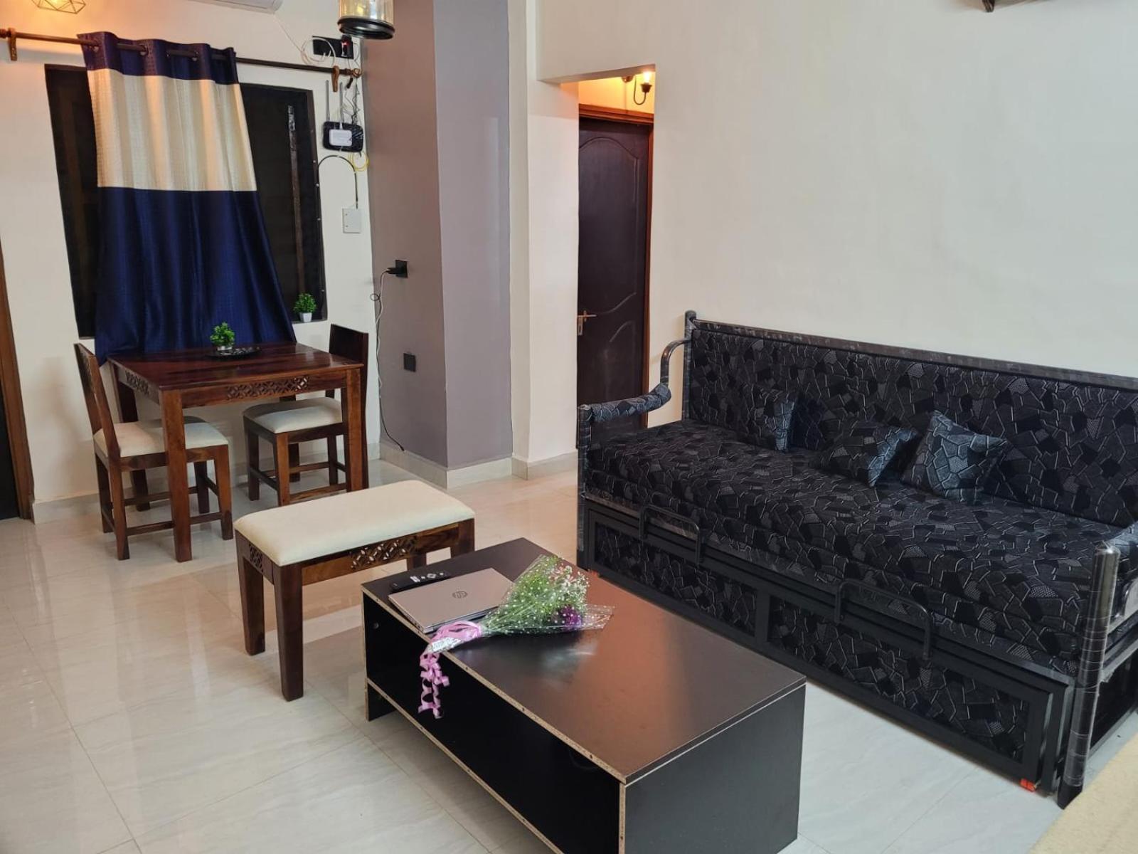 Comfortable 1Bhk Resort Aptmt With Pool At Candolim For 4 Ppl 신궤림 외부 사진